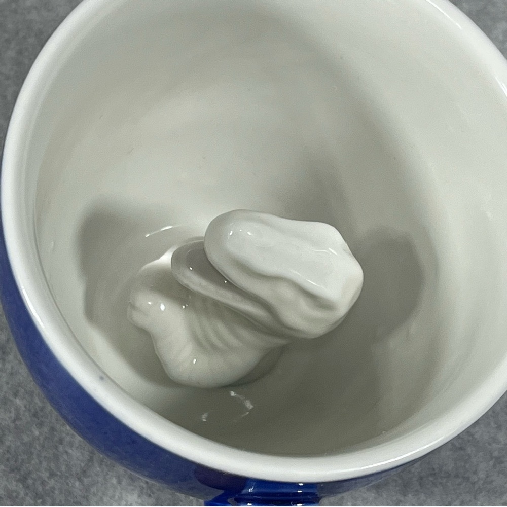 Dinosaur T-Rex Ceramic Blue Coffee Mug Surprise 3D Creature Cups 11 FL Oz Cup‎ - Picture 6 of 10